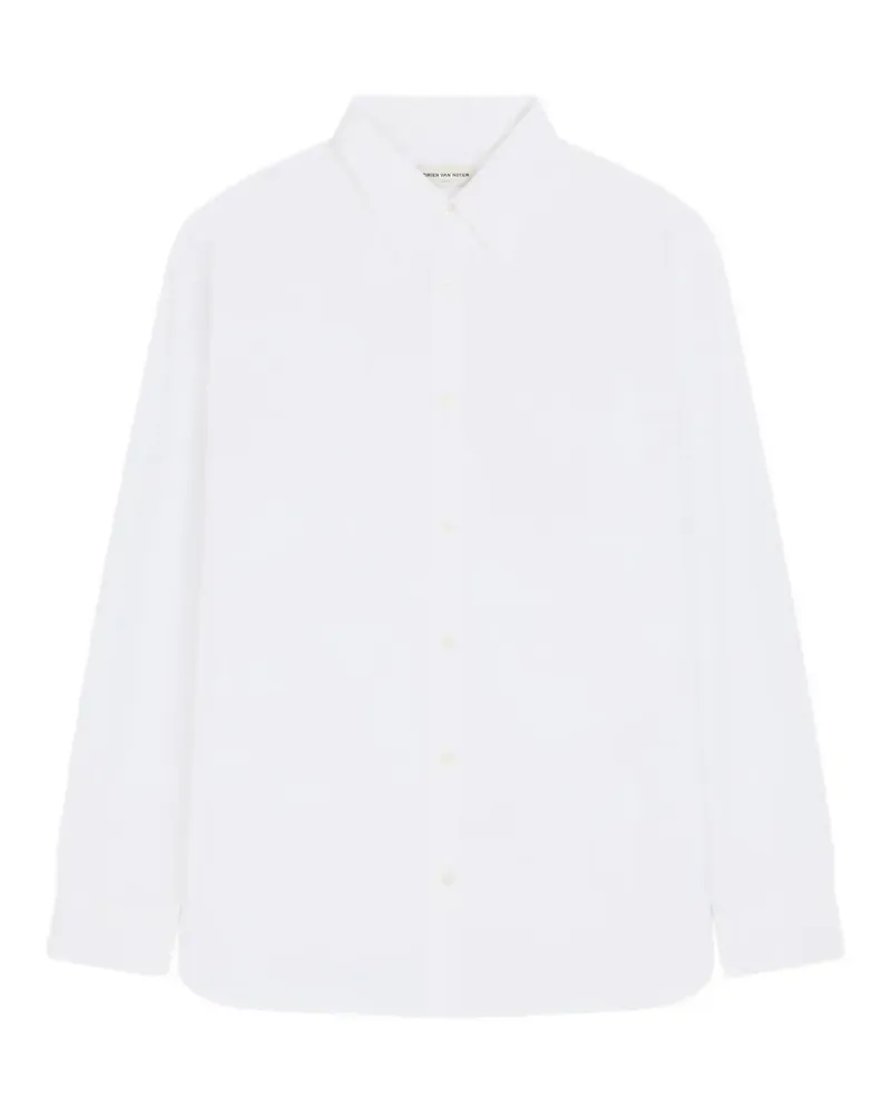 Dries van Noten Hemd mit lockerem Schnitt - Weiß Weiß