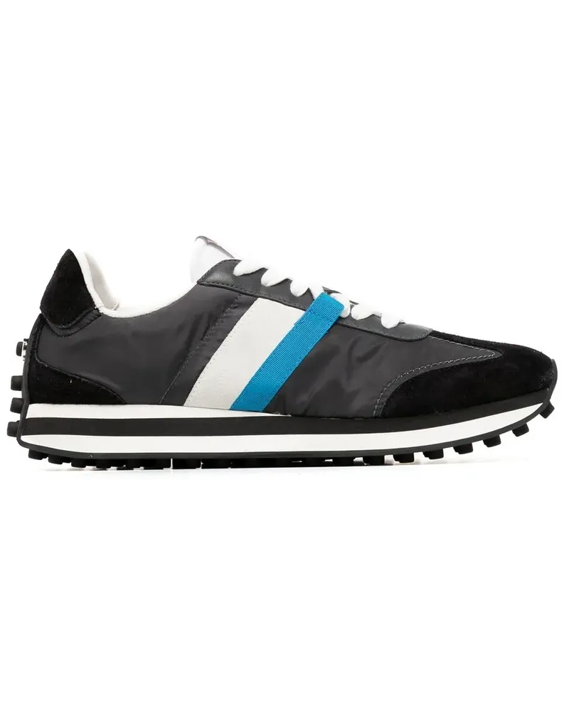 Ferragamo Sneakers in Colour-Block-Optik - Schwarz Schwarz