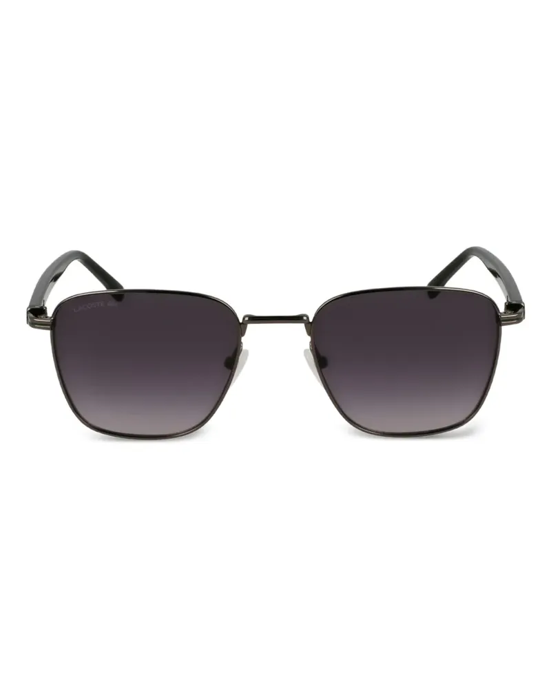 Lacoste Sonnenbrille mit eckigem Gestell - Grau Grau