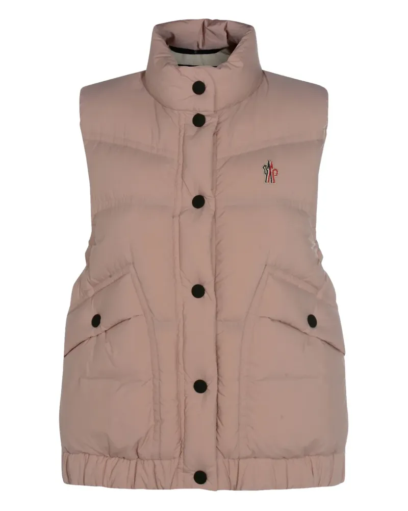 Moncler Gefütterter Mantel mit Knöpfen - Rosa Rosa