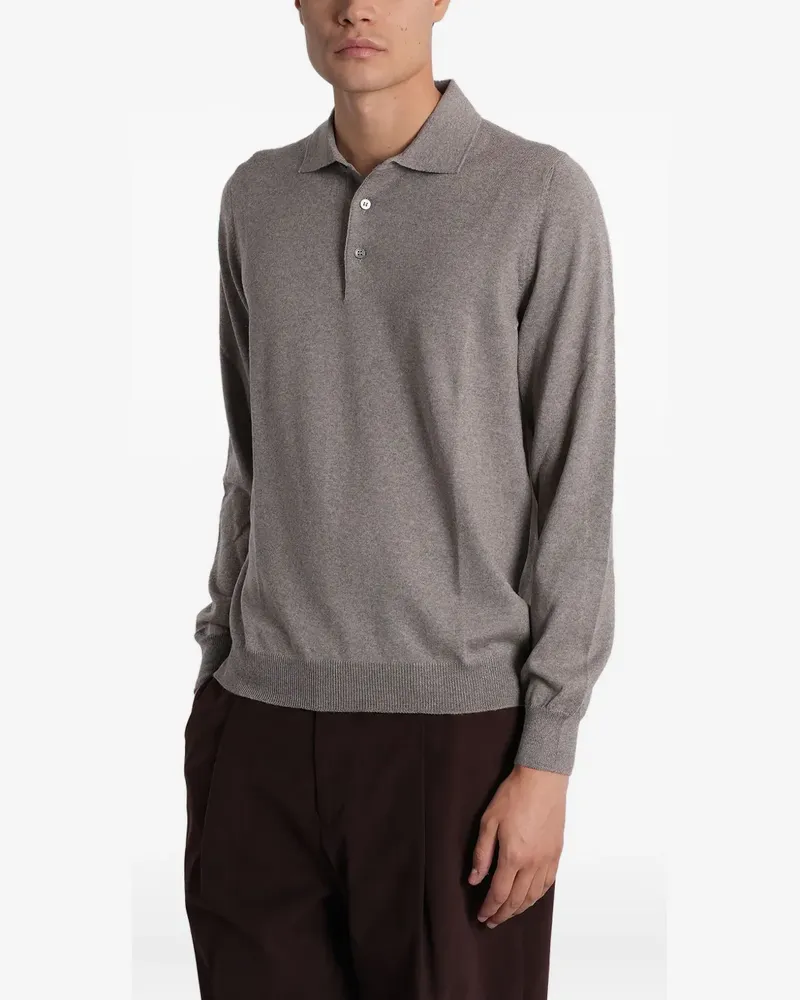 Tagliatore Poloshirt mit Knopfleiste - Grau Grau