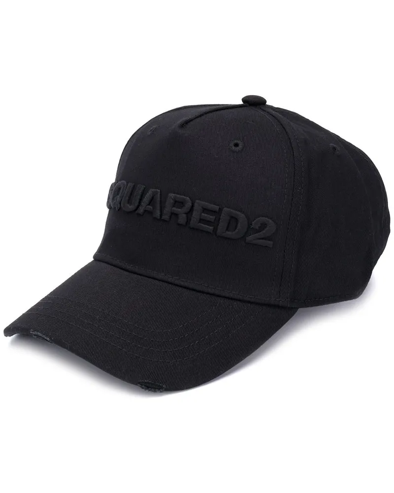 Dsquared2 Baseballkappe mit Logo - Schwarz Schwarz