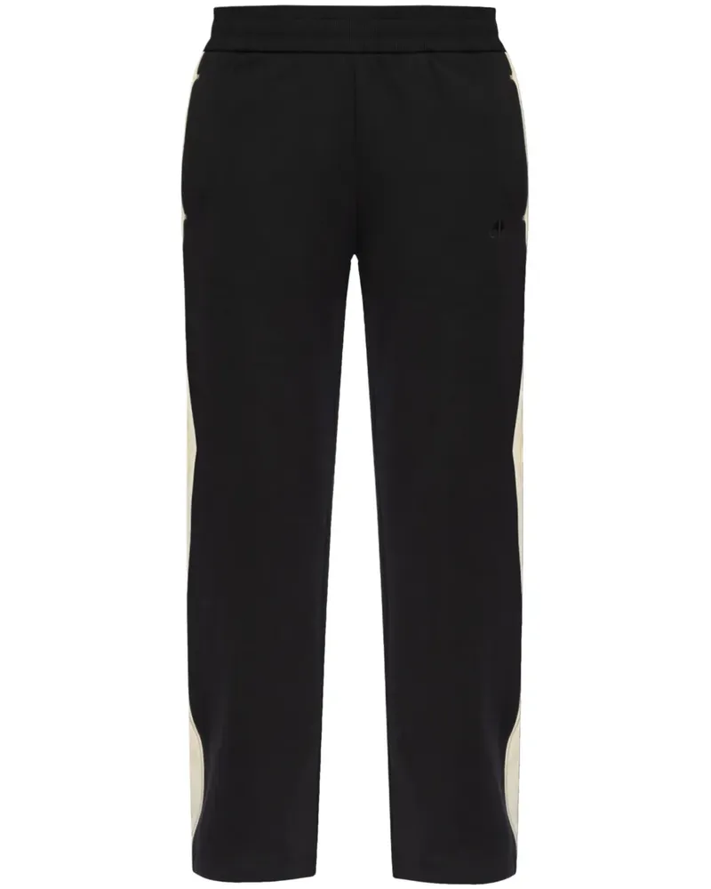 Moose Knuckles Jogginghose mit Logo-Patch - Schwarz Schwarz