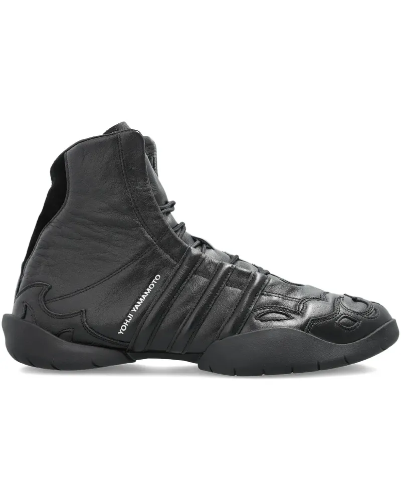 Y-3 Regu 2002 Hi Sneakers - Schwarz Schwarz