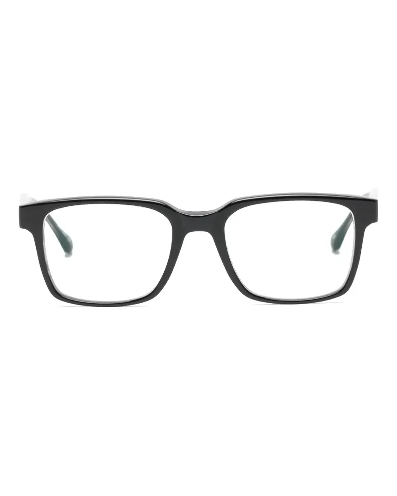 MATSUDA Brille mit eckigem Gestell - Schwarz Schwarz