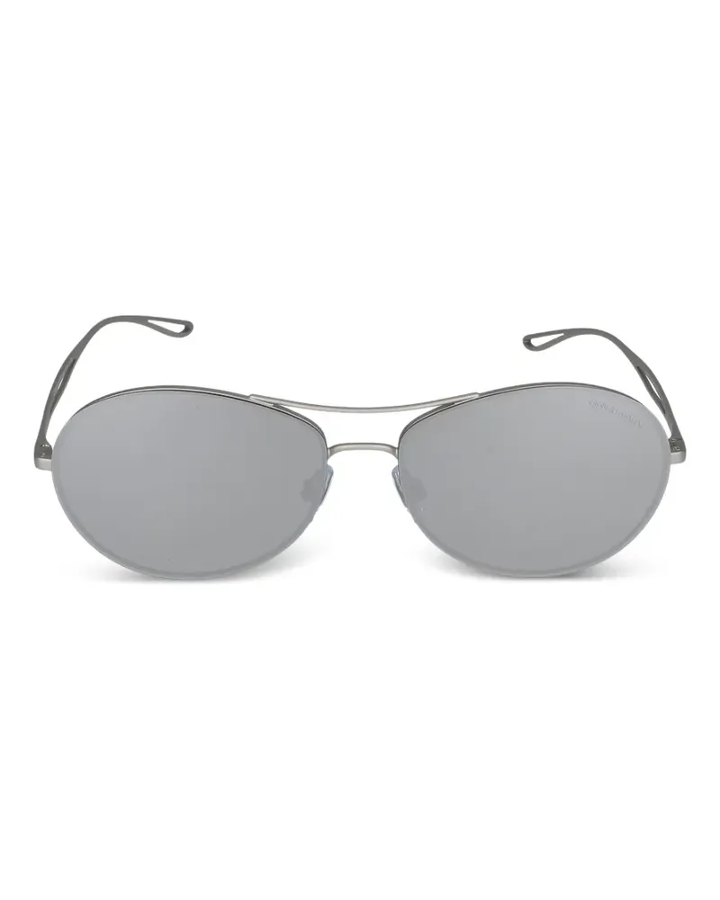 Giorgio Armani Getönte Pilotenbrille - Silber Silber