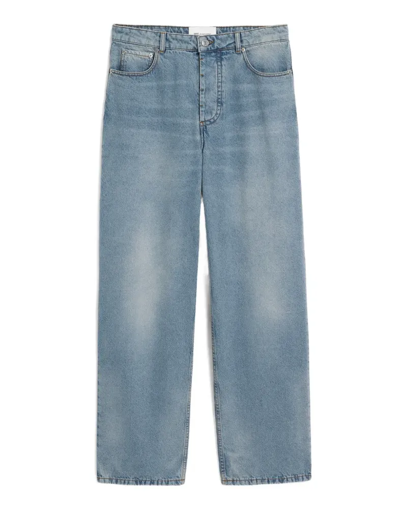 AMI Paris Baggy-Jeans aus Baumwolle - Blau Blau
