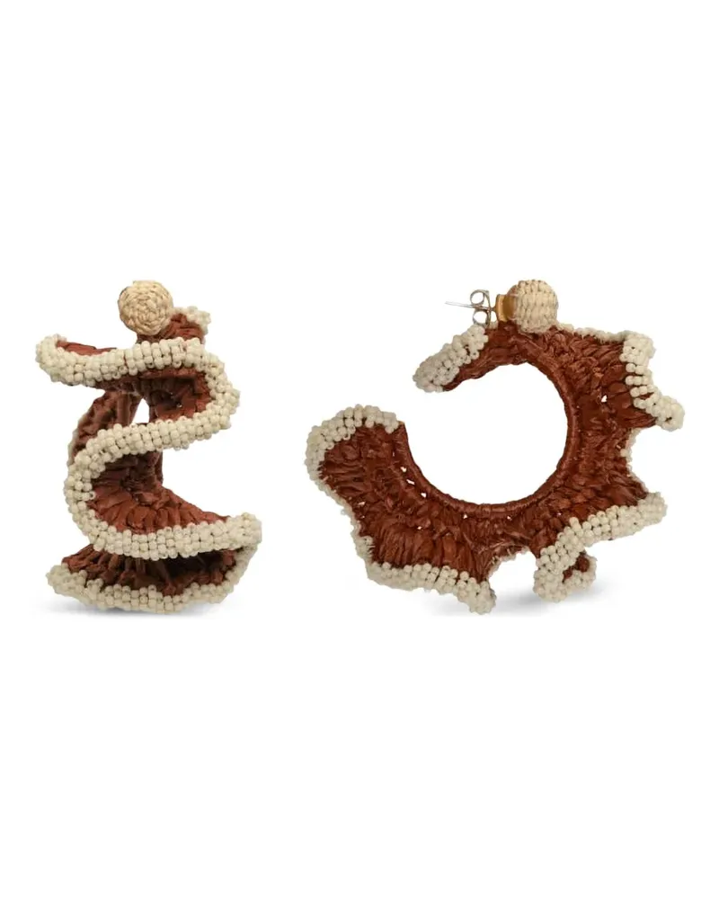 Johanna Ortiz Artistic Expressions Ohrringe - Braun Braun