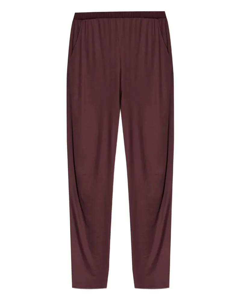 Hanro elastic-waistband trousers - Rot Rot