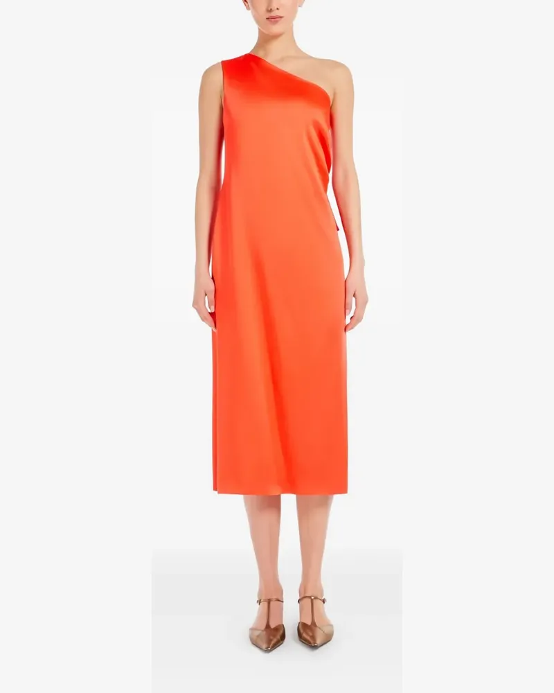 Max Mara Einschultriges Midikleid - Orange Orange