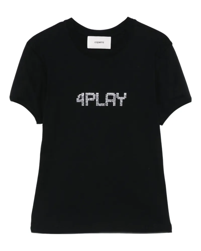 COPERNI 4 Play T-Shirt - Schwarz Schwarz