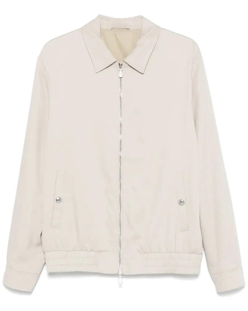 Eleventy Jacke aus Seide - Nude Nude