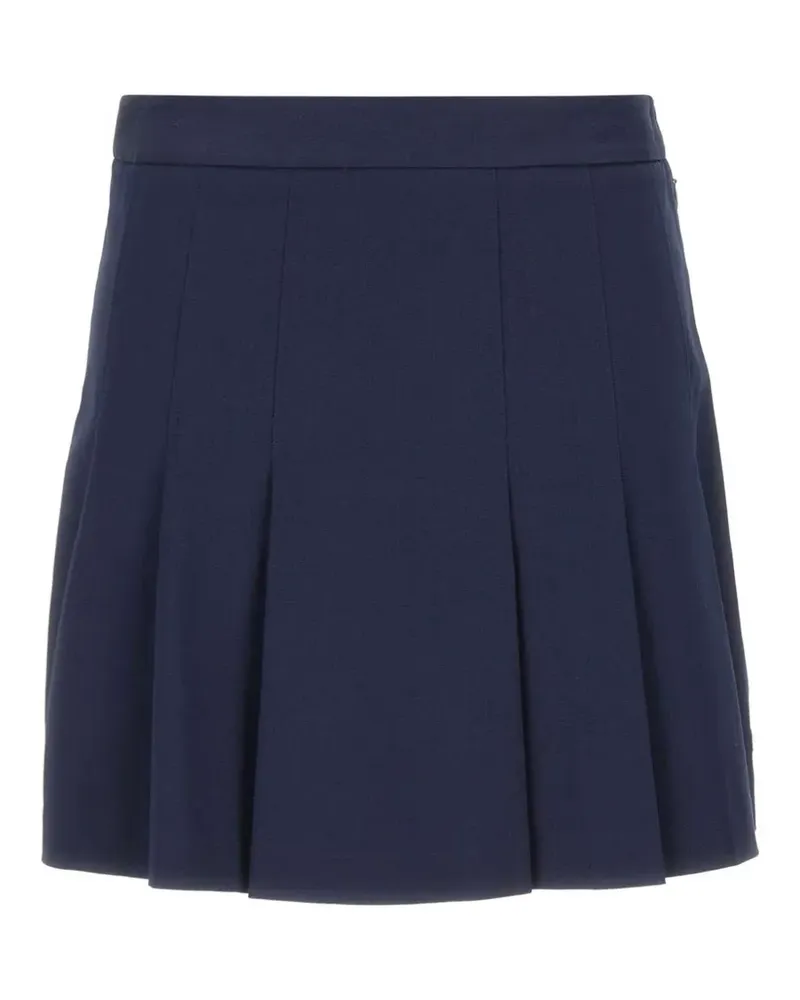 Lacoste pleated gabardine skirt - Blau Blau
