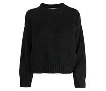 Cropped-Kaschmirpullover - Grau