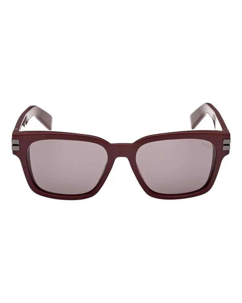 Ermenegildo Zegna rectangle-frame sunglasses - Rot Rot