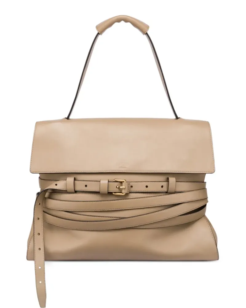 Moschino Tie Me Tote Bag - Nude Nude