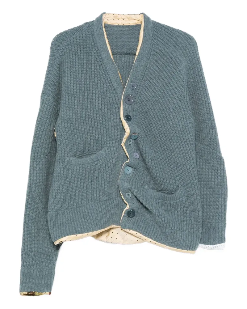 Undercover Asymmetrischer Cardigan - Blau Blau