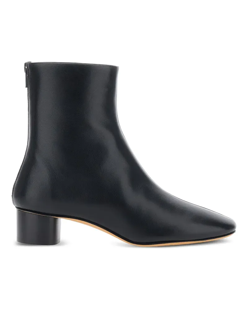 Le Monde Béryl Carole Luna rear-zip ankle boots - Schwarz Schwarz