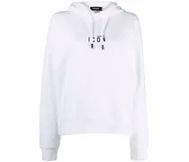 Hoodie mit Kordelzug - Weiß