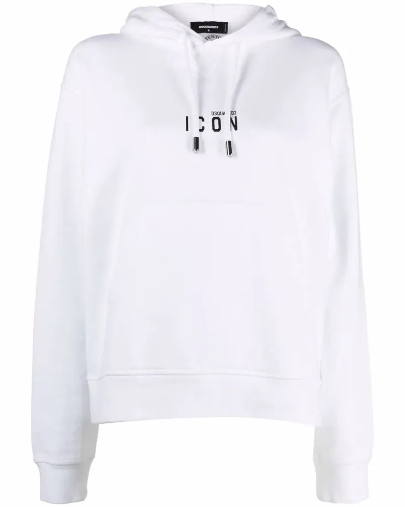 Dsquared2 Hoodie mit Kordelzug - Weiß Weiß