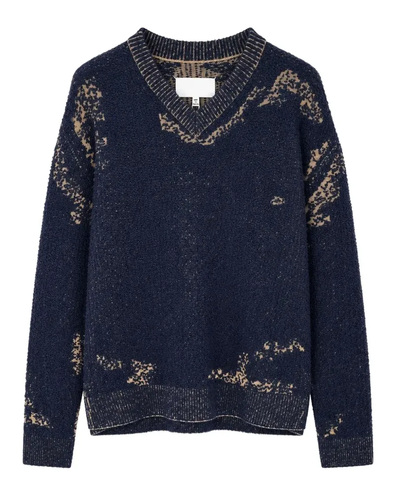 Maison Margiela V-neck sweater - Blau Blau
