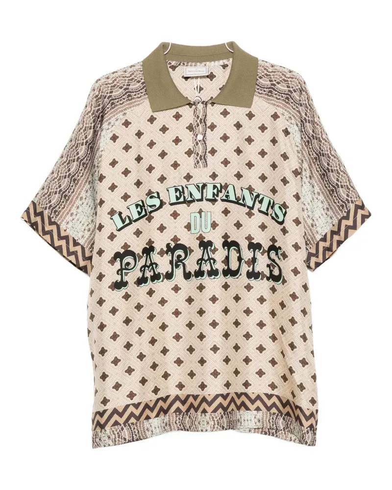 Pierre-Louis Mascia short-sleeves polo shirt - Nude Nude