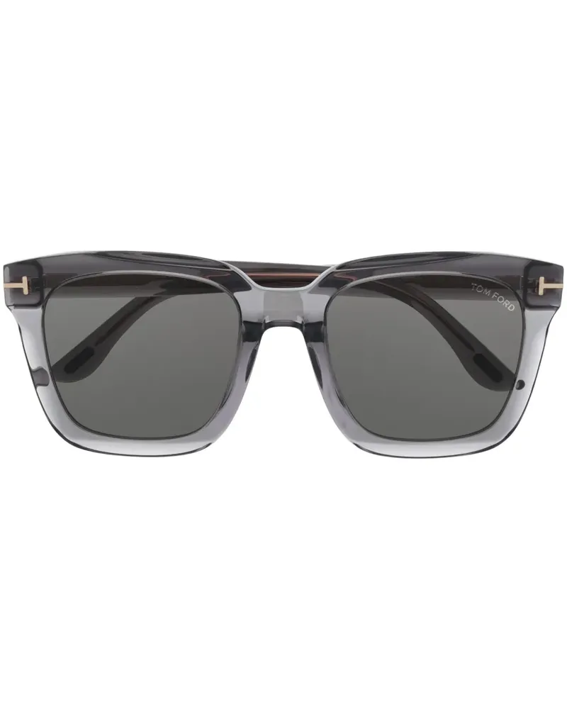 Tom Ford Sonnenbrille mit eckigem Gestell - Grau Grau