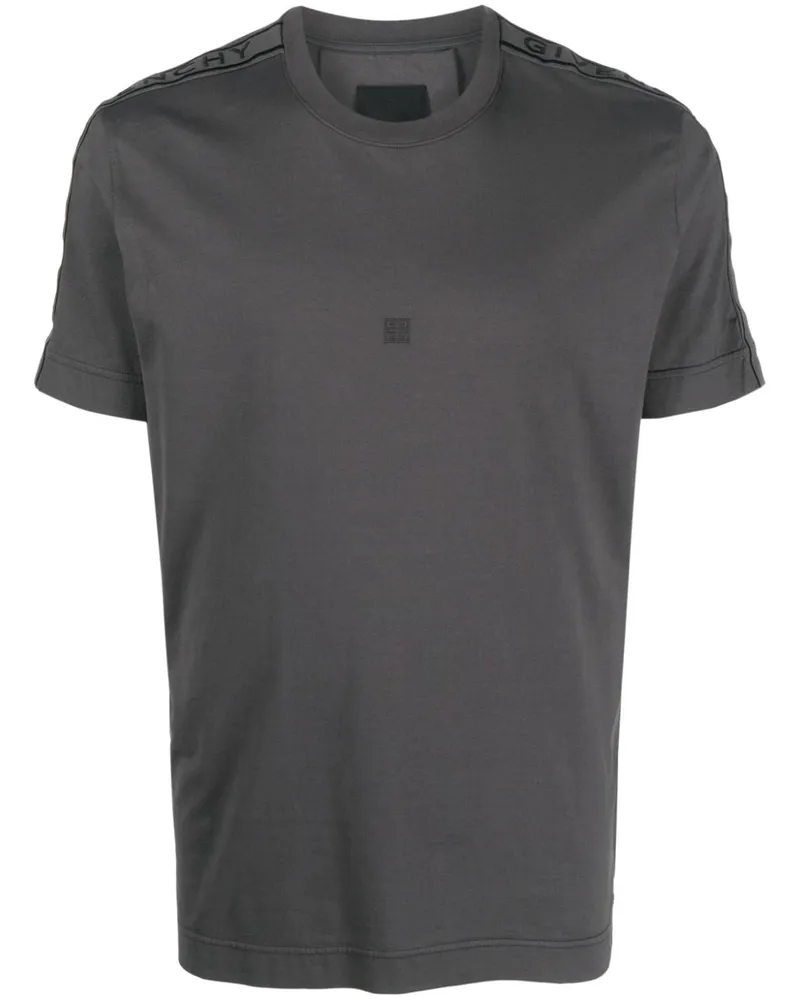 Givenchy T-Shirt mit 4G-Motiv - Grau Grau