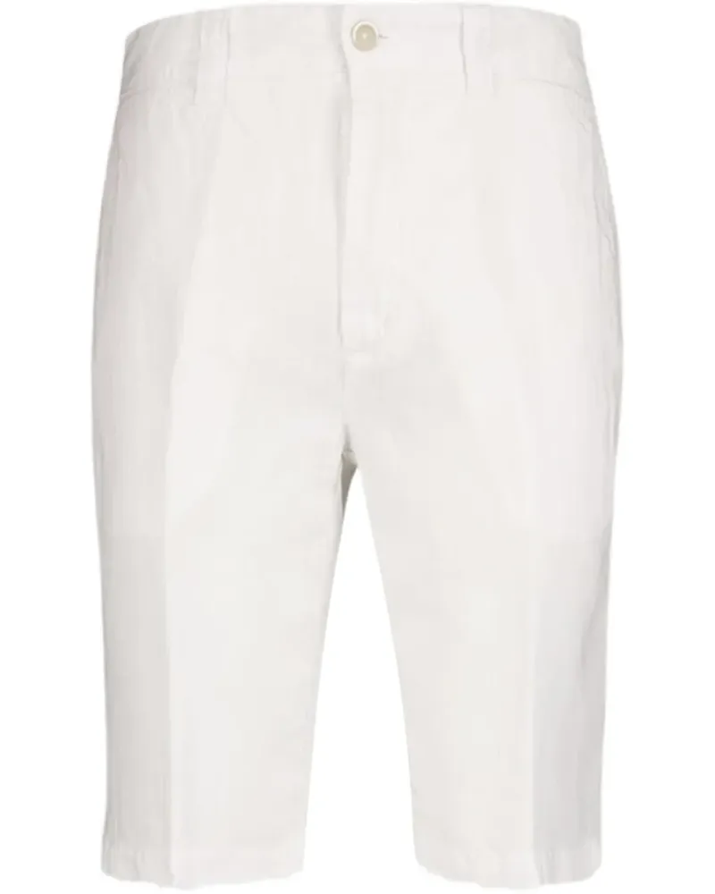 120% Lino Bermudas aus Leinen - Weiß Weiß