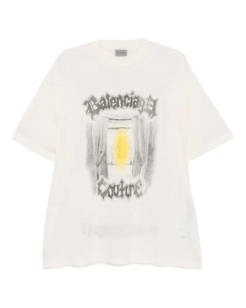 Balenciaga Salon de Couture T-shirt - Nude Nude