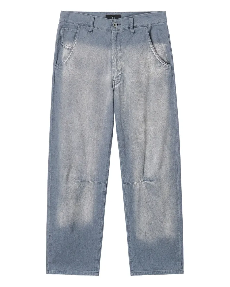 Yohji Yamamoto Five-Pocket-Jeans - Blau Blau
