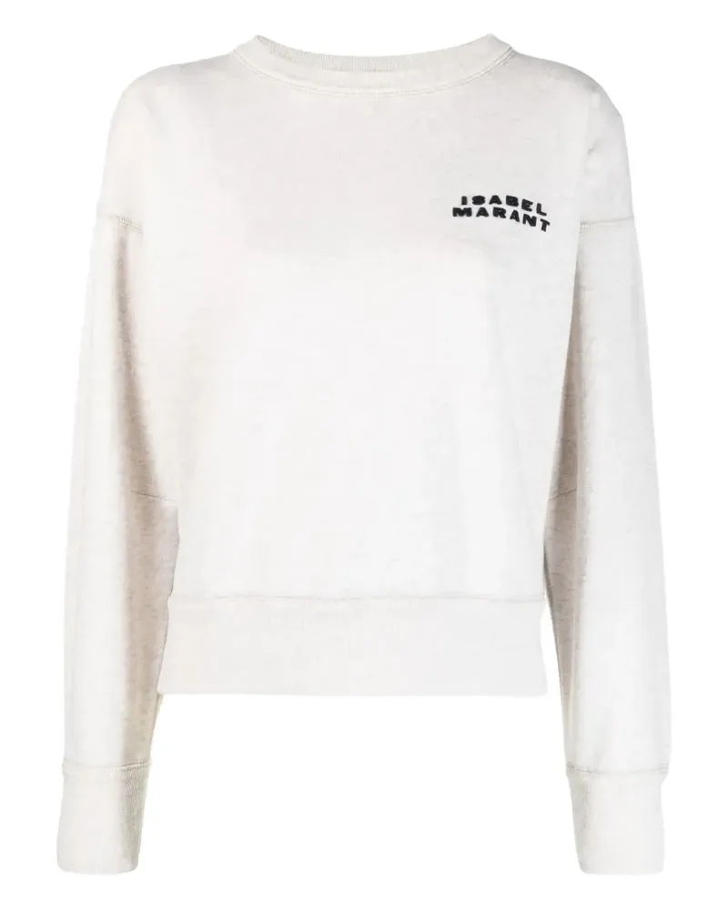 Isabel Marant Sweatshirt mit Logo-Stickerei - Nude Nude