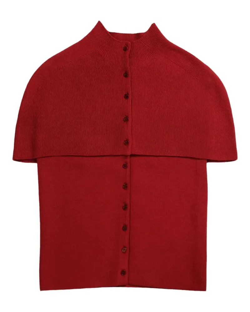 AMOMENTO high-neck top - Rot Rot