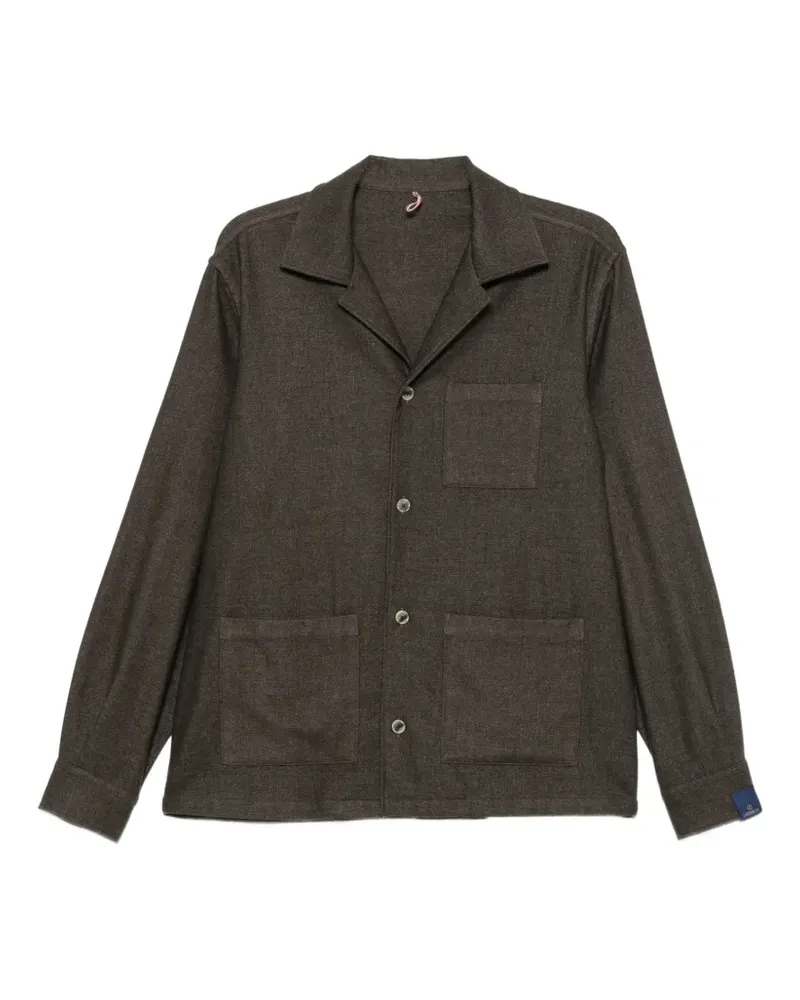 Biagio Santaniello Mirta buttoned jacket - Braun Braun