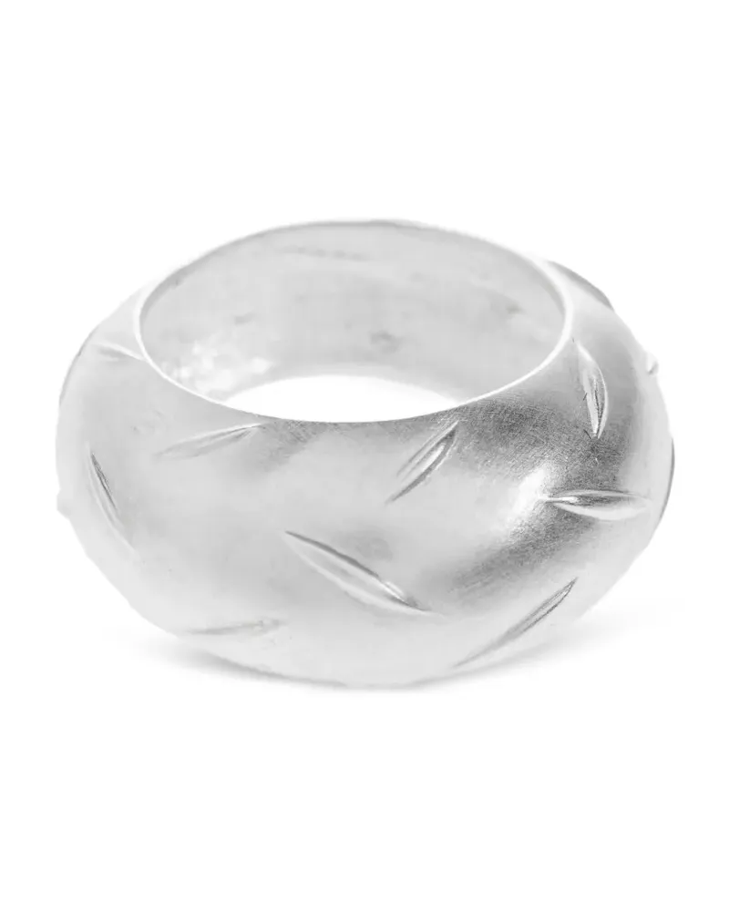 MISBHV Ring mit Gravur - Silber Silber