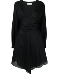 Alexandre Vauthier Gerafftes Kleid Schwarz