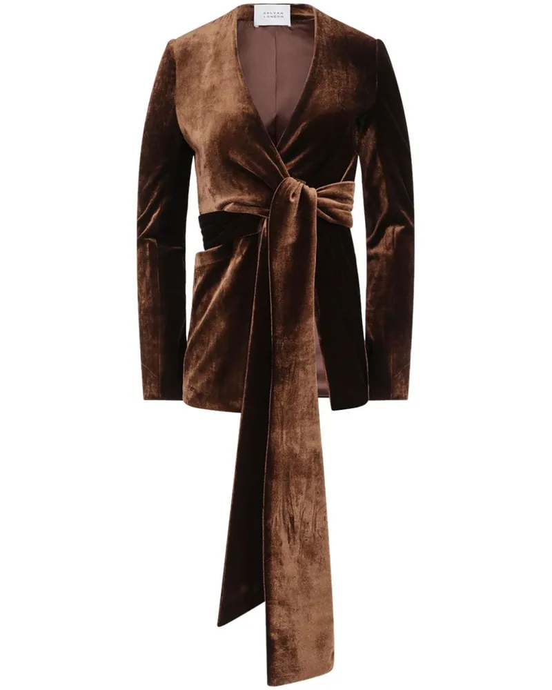 GALVAN Winter Sun Samtjacke - Braun Braun