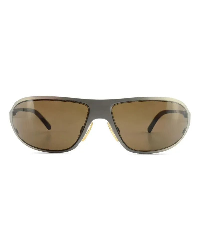 Dolce & Gabbana Sonnenbrille mit geometrischem Gestell - Silber Silber