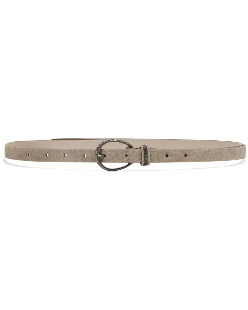 Brunello Cucinelli Gürtel mit Monili-Detail - Nude Nude