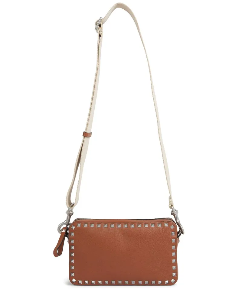 Valentino Garavani Rockstud Kuriertasche - Braun Braun