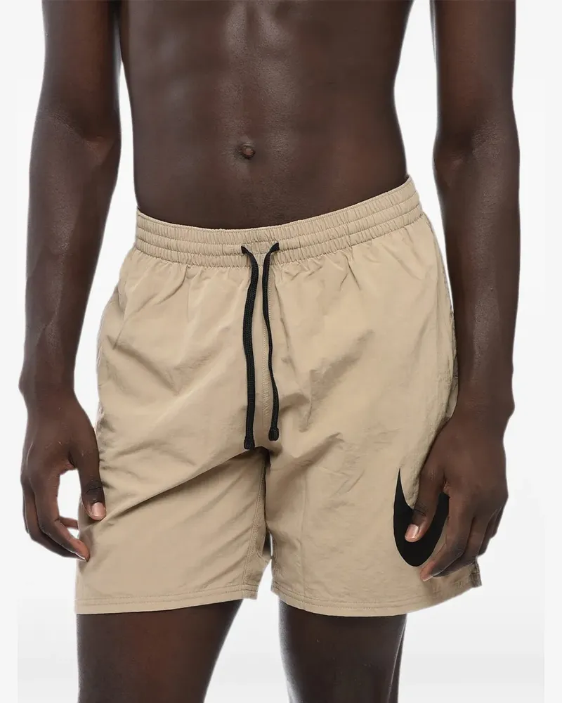 Nike Badeshorts mit Kordelzug - Nude Nude