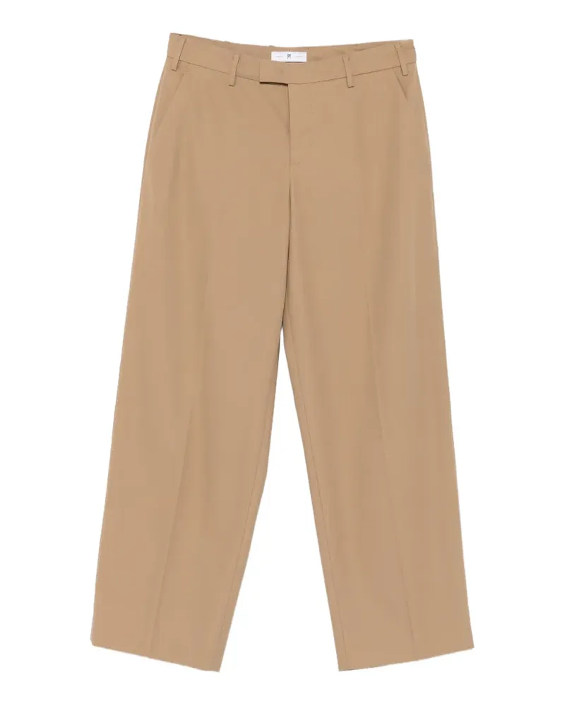 PT TORINO pressed-crease trousers - Braun Braun