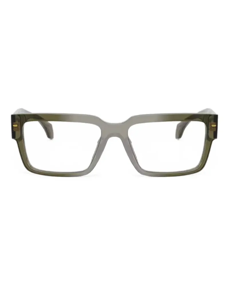 Versace Brille mit eckigem Gestell - Grün Grün