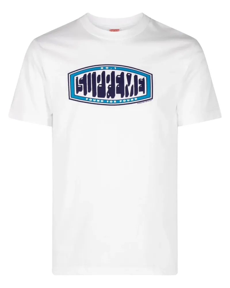 Supreme Being Pound Jersey-T-Shirt - Weiß Weiß