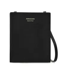 Ferragamo Kartenetui mit Logo-Stempel Schwarz