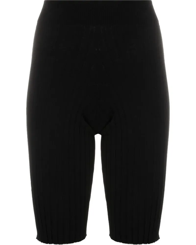Fabiana Filippi Knielange High-Waist-Shorts - Schwarz Schwarz
