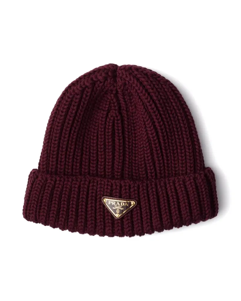 Prada Klassische Beanie - Rot Rot