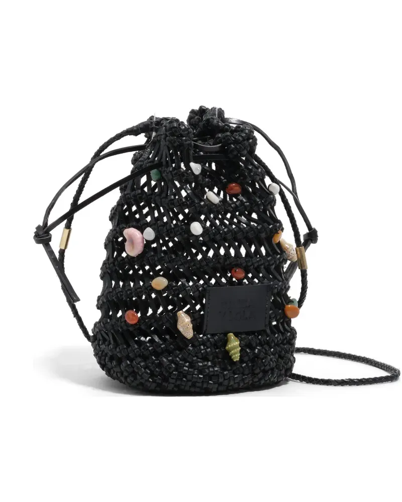 BIMBA Y LOLA Geflochtene Beuteltasche - Schwarz Schwarz