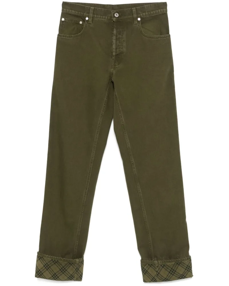 Burberry Jeans mit umgeschlagenem Saum - Grün Grün