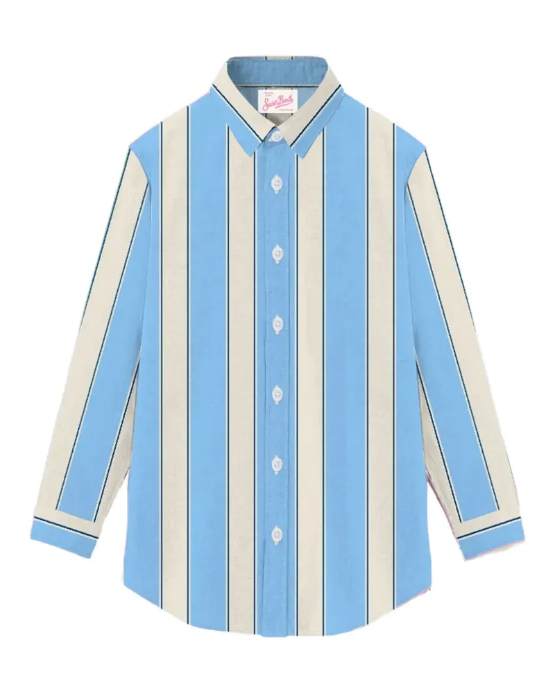 MC2 Saint Barth Brigitte striped shirt - Blau Blau